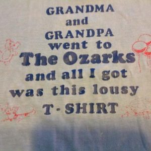 Vintage Toddler Ozarks Tourist T-Shirt