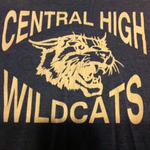 Vintage Central High Wildcats T-Shirt