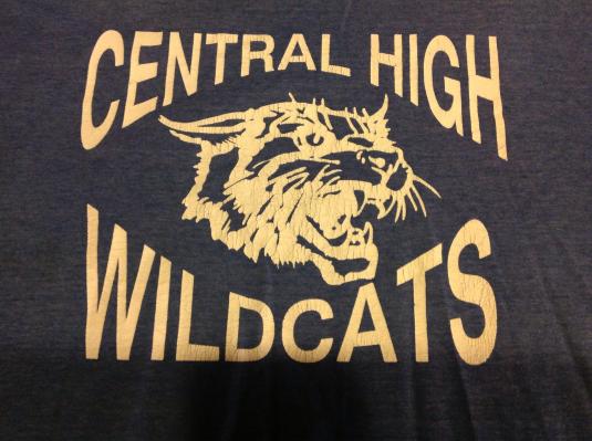 Vintage Central High Wildcats T-Shirt