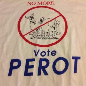 Vintage Vote Perot T-shirt Ross Perot