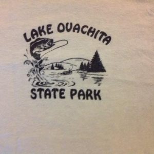 Vintage Lake Ovachita Ched T-Shirt Tourist