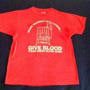 San Diego Blood Bank T Shirt Tom Wilson Ziggy Illustration