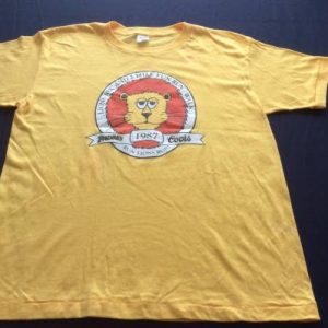 Vintage 1987 Lions 10k Run T Shirt Coors Padres