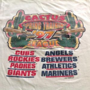 Vintage 1997 Cactus League Spring Training T-Shirt