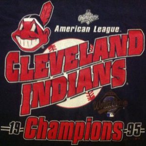 Vintage Cleveland Indians 1995 American League Champions