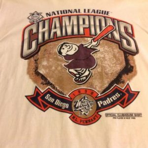 Vintage '98 Swinging Friar San Diego Padres NL Champs T-Shir