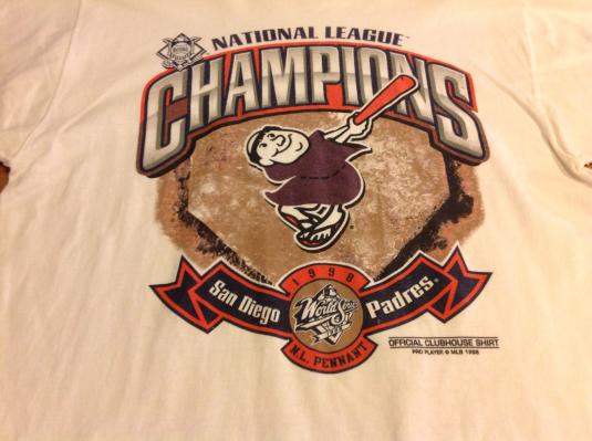 Vintage ’98 Swinging Friar San Diego Padres NL Champs T-Shir | Defunkd