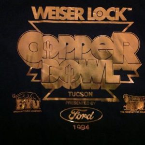 Vintage 1994 Copper Bowl T-Shirt BYU vs Oklahoma