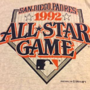 Vintage 1992 Major League Baseball All Star Game T-shirt