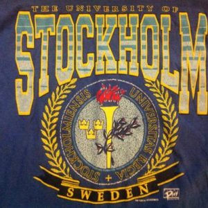 Vintage University Of Stockholm T-Shirt