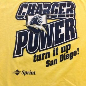Vintage Charger Power T-Shirt San Diego Chargers