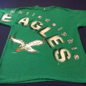 Vintage Starter Philadelphia Eagles Graphic T Shirt Green L