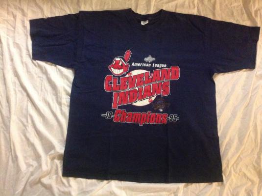 Vintage Cleveland Indians 1995 American League Champions | Defunkd