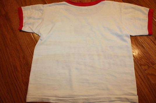 YM * wasted 70s SNOOPY Champion Blue Bar BALL STATE t shirt