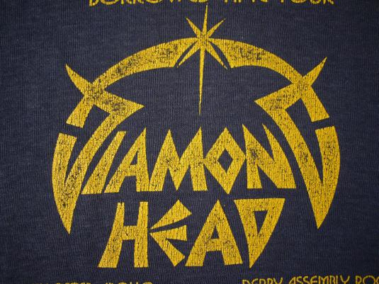 DIAMOND HEAD vintage 1982 UK tour sweatshirt t-shirt