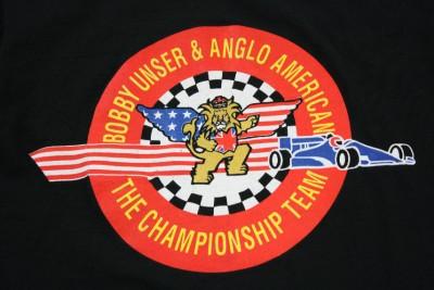 Vintage BOBBY UNSER & ANGLO AMERICAN t-shirt L indy 500