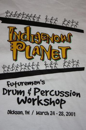 FUTUREMAN drum camp T-shirt ROY WOOTEN victor BELA FLECK