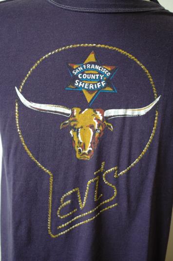 Rare 1970s Levi’s San Francisco County Sheriff T shirt