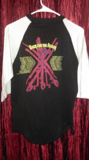 Dokken 1987 Back for the Attack Tour 3/4 sleeve Vintage T