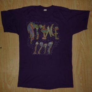 RARE VTG 80s 1984 PRINCE 1999 T-SHIRT PROMO TOUR CONCERT