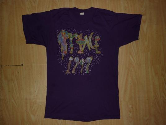 RARE VTG 80s 1984 PRINCE 1999 T-SHIRT PROMO TOUR CONCERT
