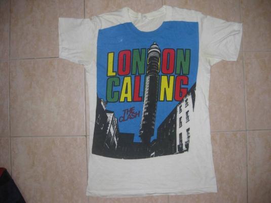 VINTAGE THE CLASH LONDON CALLING T-SHIRT