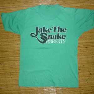 VINTAGE JAKE THE SNAKE ROBERTS WWF T-SHIRT