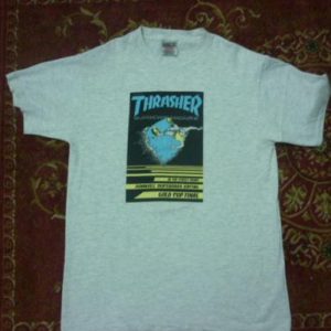 vtg thrasher first cover skateboard t-shirt