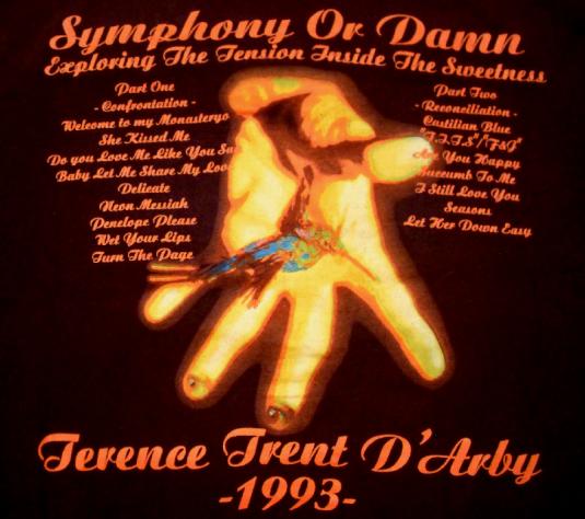 Terence Trent D’arby 1993 Symphony Or Damn Vintage Tshirt