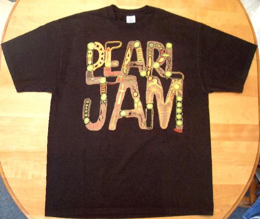 Pearl Jam 1992 Music for Rhinos (TEN ALBUM) Vintage Tshirt