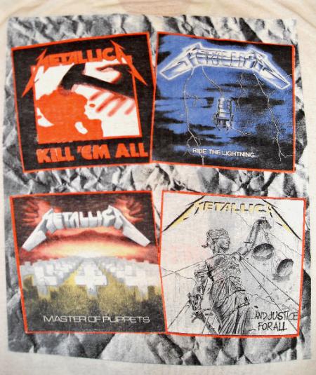 Metallica 1988/89 And Justice For All Vintage T-shirt