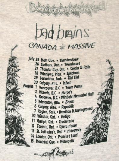 Bad Brains 1993 Vintage T-Shirt