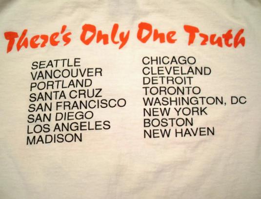 Lenny Kravitz 1991 There's Only One Truth Vintage T-shirt | Defunkd