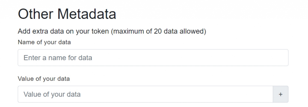 What Does other metadata mean?