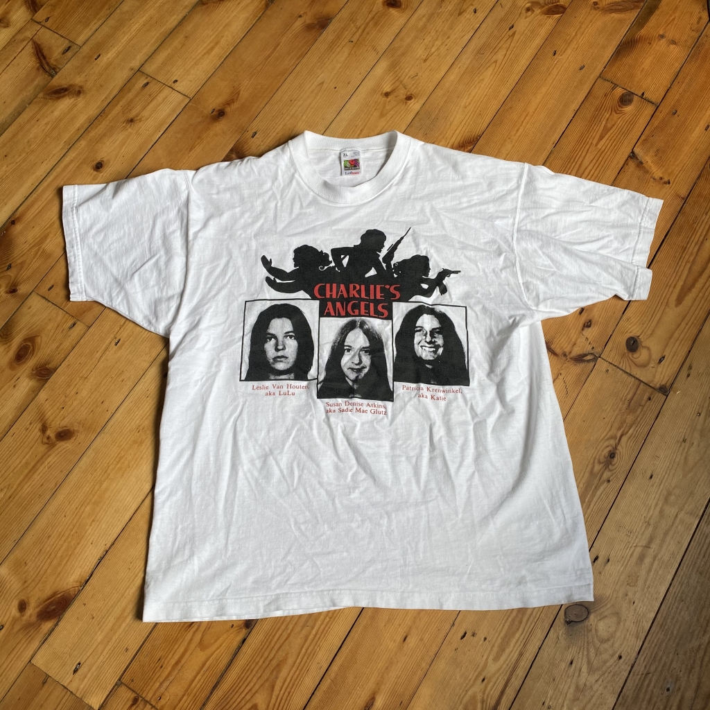 Vintage Charles Manson Charlie's Angels T-Shirt 