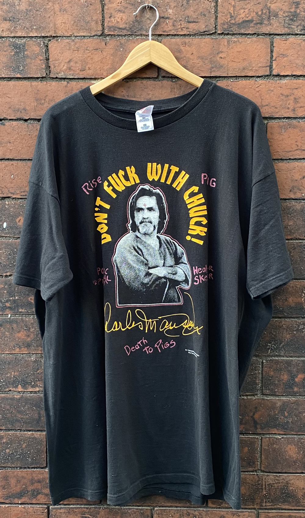 Vintage 1997 Don't Fuck With Chuck Parole Troopers T-Shirt