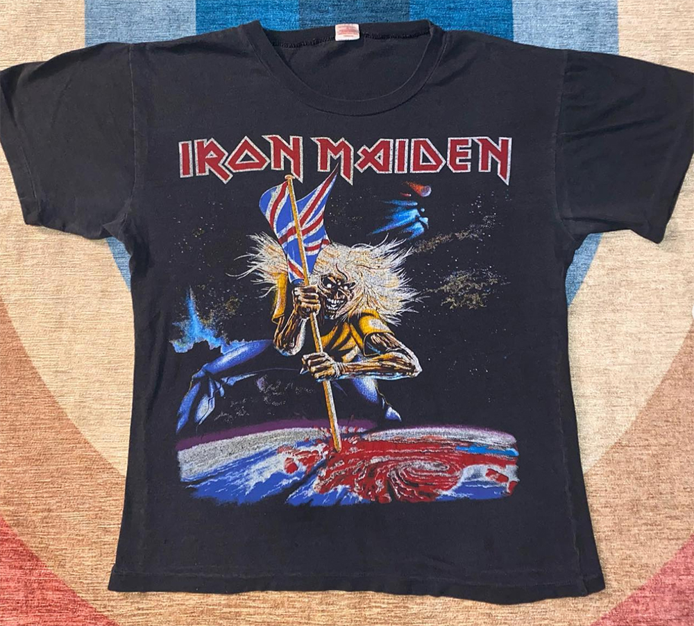 Vintage 1982 Beast on the Road Europe T-Shirt front