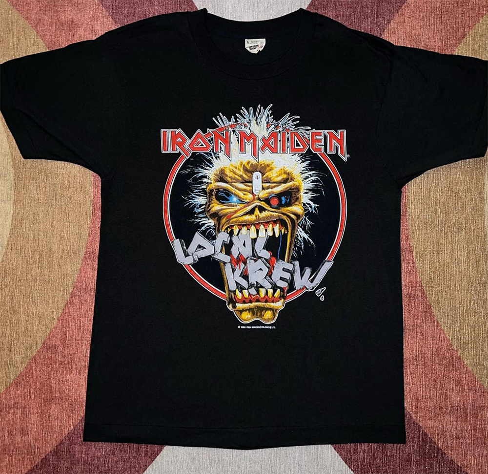 Vintage Maiden Local Krew Killer Krew T-Shirt Front