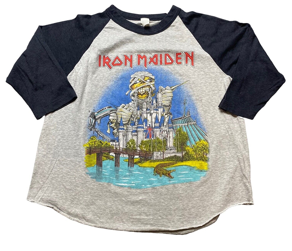 Vintage 1985 Iron Maiden Florida Tour Jersey Front