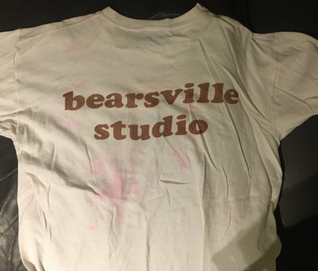 Vintage 1970s Bearsville Studio T-Shirt Back