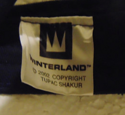 Winterland 2002 Tupak Shakur Tag