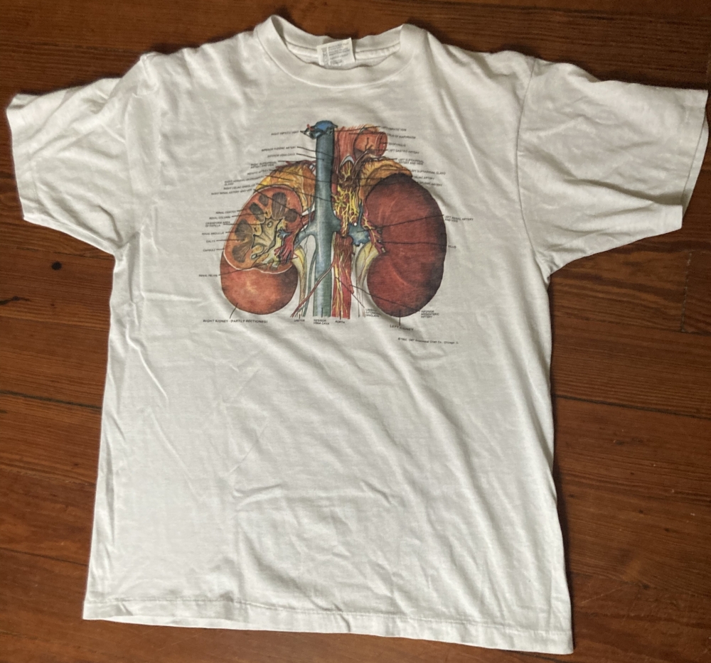 Anatomical Chart Co The Kidneys T-Shirt 