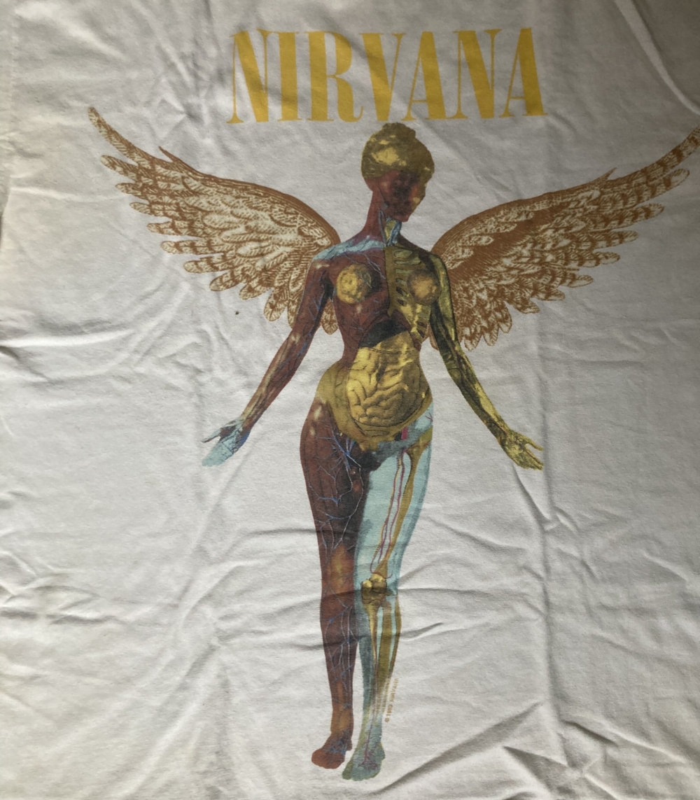 Nirvana In Utero vintage t-shirt anatomy close up