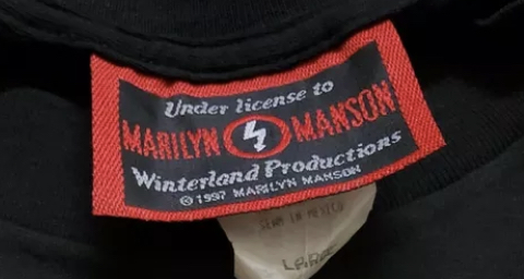 Winterland Marilyn Manson 1997 Tag