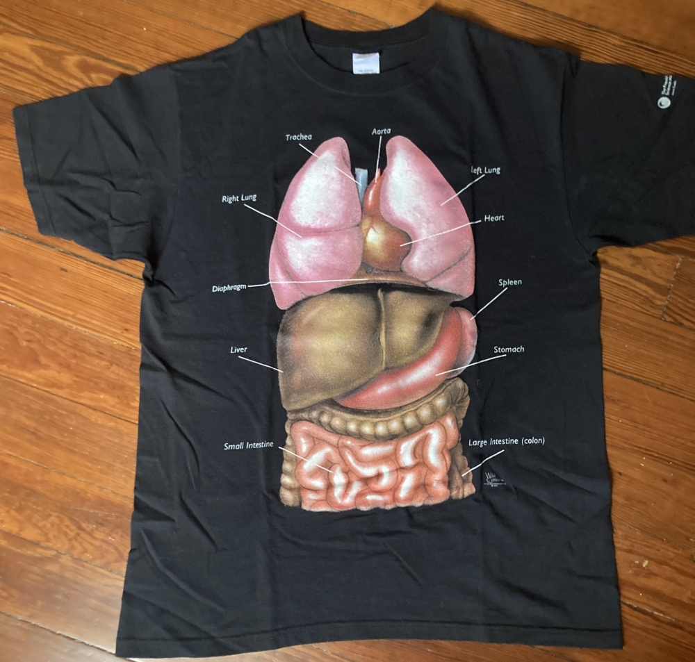vintage wild creations organs t-shirt front