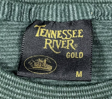 Vintage Tennessee River Gold Steamboat T-Shirt Black Tag 1980s