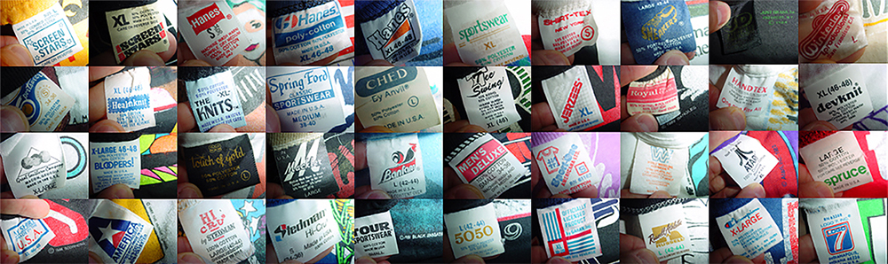 Screen Printed Clothing Labels, American Made