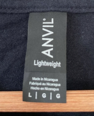 anvil lightweight black tag nicaragua