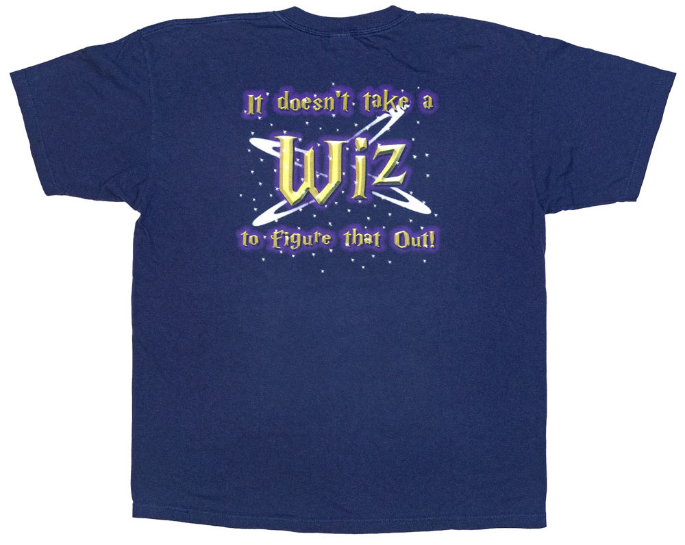 Vintage Harry Potter WIZ Back T-Shirt Jesus