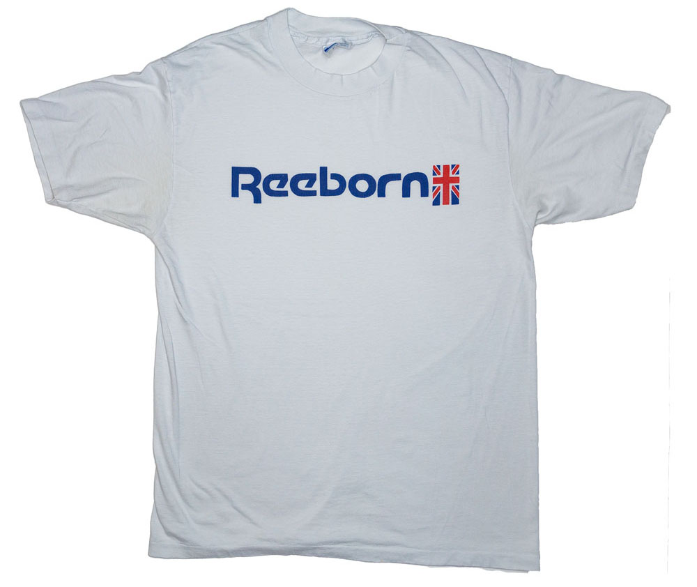 Vintage Reebok Reeborn Parody Jesus T-Shirt
